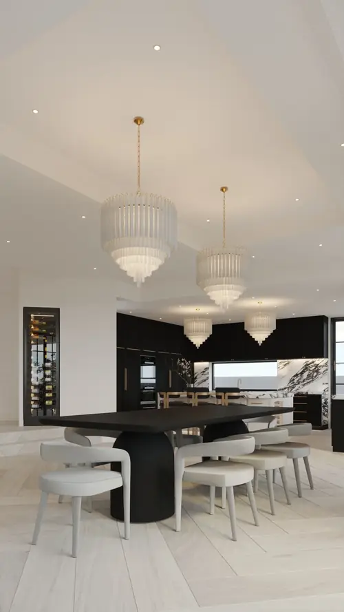 Paradise Point — a further view of the completed interior